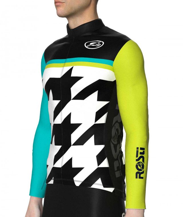Maglia bicicletta uomo ROSTI Contrast M