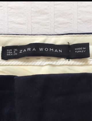 Pantalón Zara Azul Marino