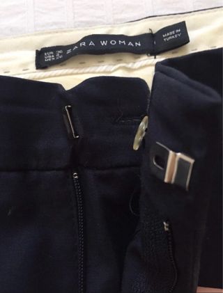 Pantalón Zara Azul Marino