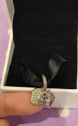 Charm Pandora 'Todo mi amor' Corazón Rosa