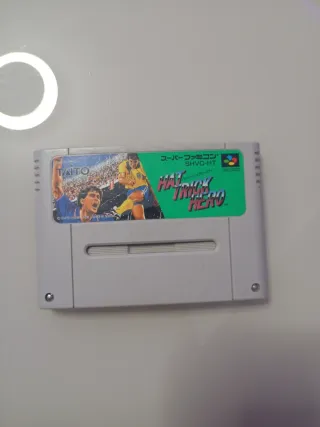 Juego SNES Hat Trick Hero Japonés
