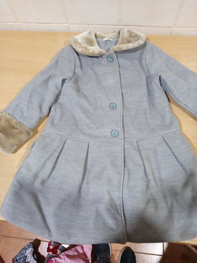 Abrigo paño niña talla 6