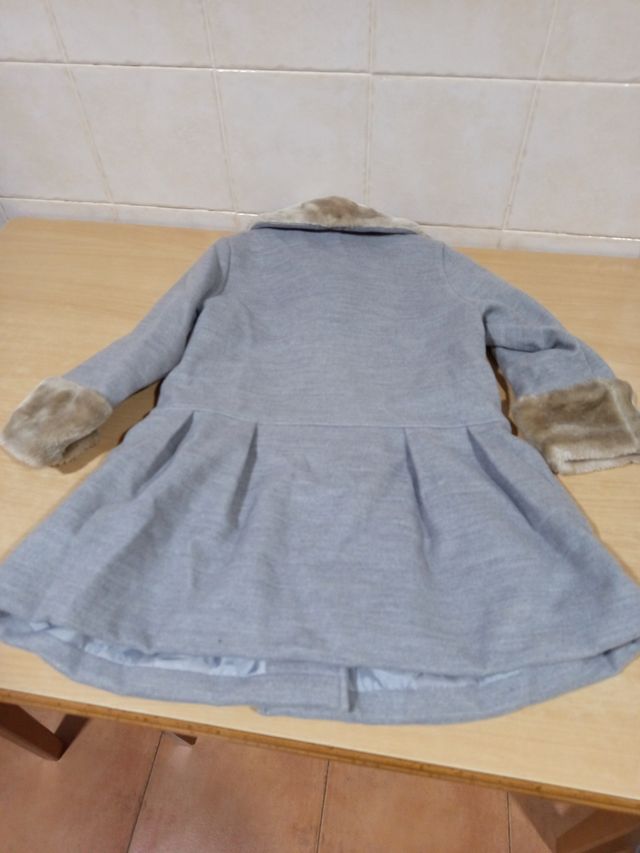 Abrigo paño niña talla 6