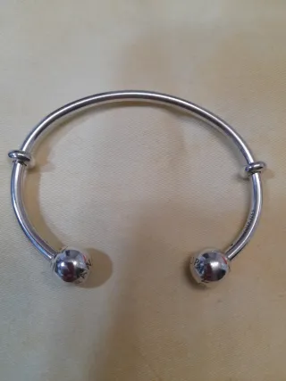 Pulsera Pandora Plata con Bolsa Negra