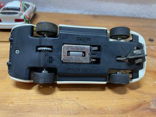 Coche Scalextric Porsche 180 Blanco