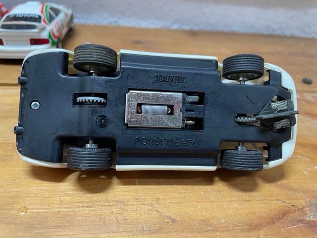 Coche Scalextric Porsche 180 Blanco