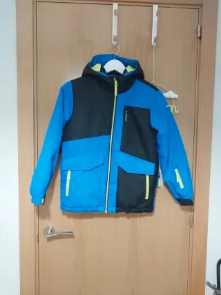 Cazadora niño azul y negro 140/150cm