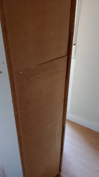 Armario esquinero blanco