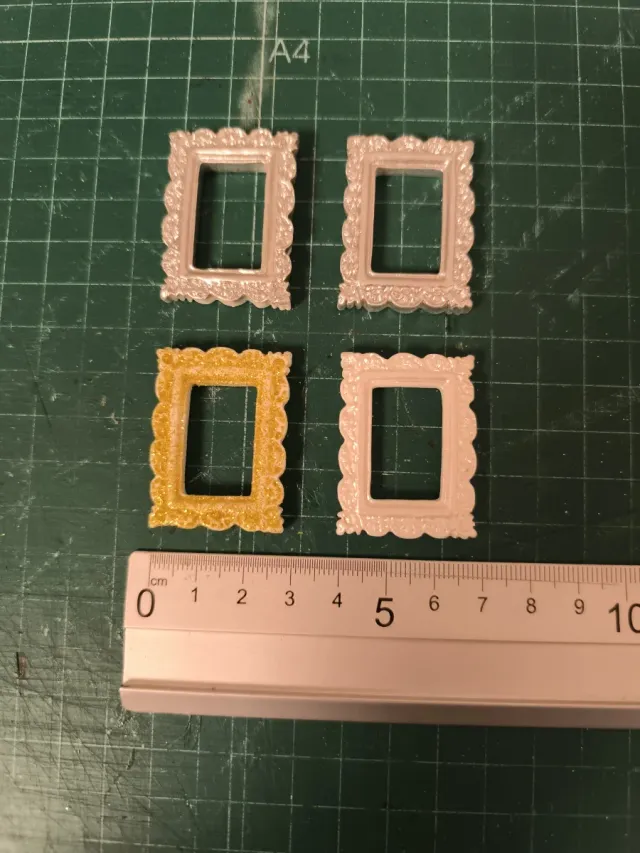 Marcos Miniatura Casa Muñecas (4 pz)