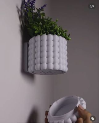 Vaso da parete stampa 3D