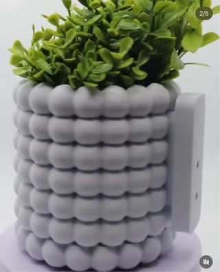 Vaso da parete stampa 3D