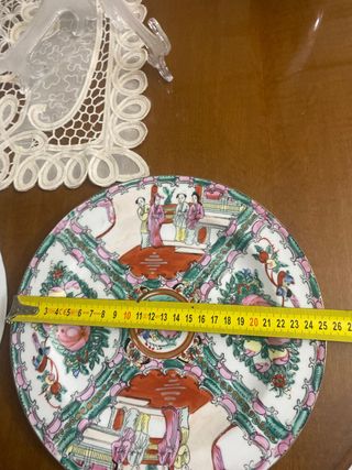 2 Platos Porcelana Antigua China Macao