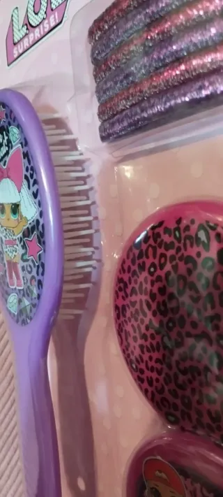 LOL Surprise Set Cepillo, Espejo y Gomas