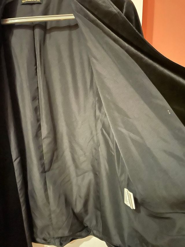 Chaqueta Terciopelo Negra