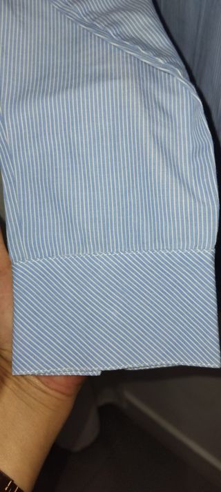 Camisa Burberry London Mujer Rayas Azul
