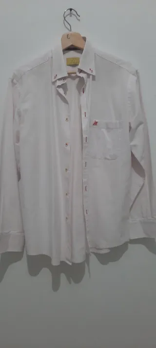 Camisa de vestir rosa para hombre
