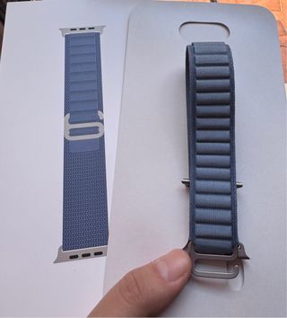 Correa Apple Watch Alpine Loop Azul 49mm ultra 3