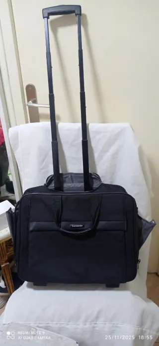 Maletín Samsonite negro como nuevo