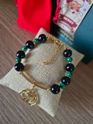 Conjunto Pulsera y Pendientes Acero Inoxidable.