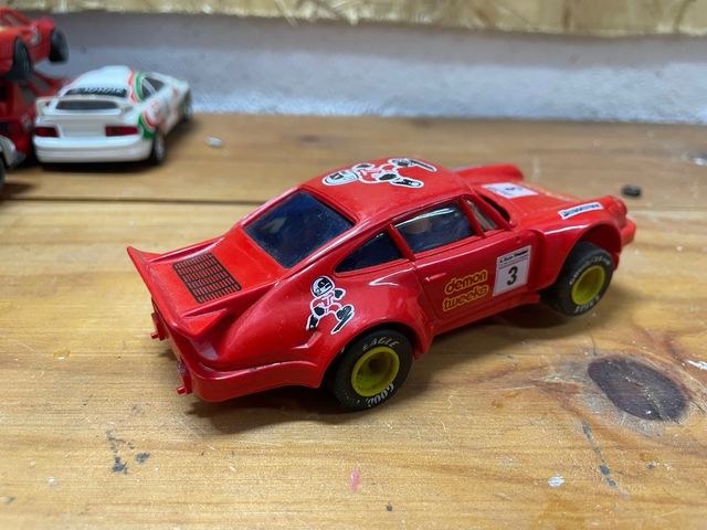 Coche Scalextric Porsche Rojo