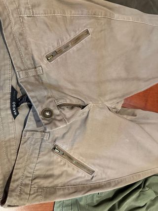 Lote 3 Pantalones Mango Talla 34 Mujer