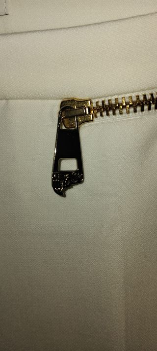 Pantalón Versace Collection Blanco Mujer