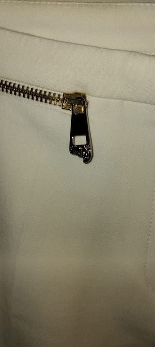 Pantalón Versace Collection Blanco Mujer