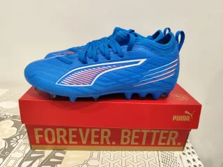 Botas de fútbol Puma Ultra 6 Jr Azul