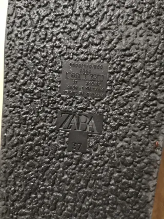 Sandalias negras Zara talla 37