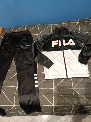Chándal Fila Negro y Blanco