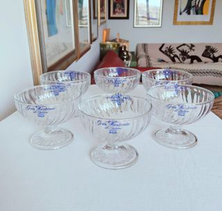 Set 6 coppe da gelato Sammontana, vintage anni '90
