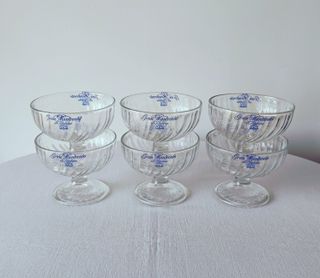 Set 6 coppe da gelato Sammontana, vintage anni '90