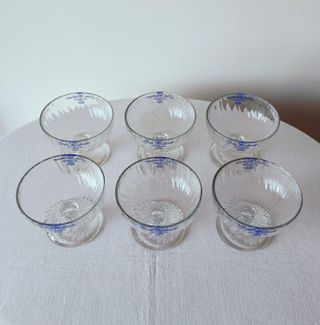 Set 6 coppe da gelato Sammontana, vintage anni '90