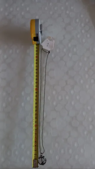 Collana donna ancora nuova ottone bigiotteria