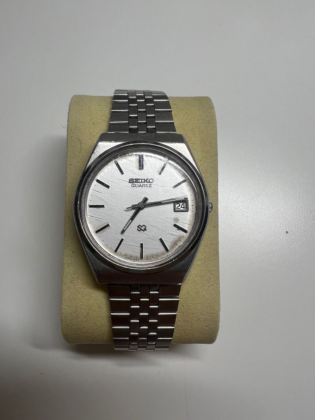 Reloj Seiko Quartz Hombre Plata/Blanco