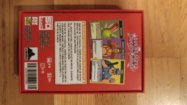 Que no se te caiga el jabón juego de mesa