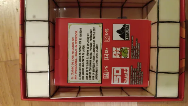 Que no se te caiga el jabón juego de mesa