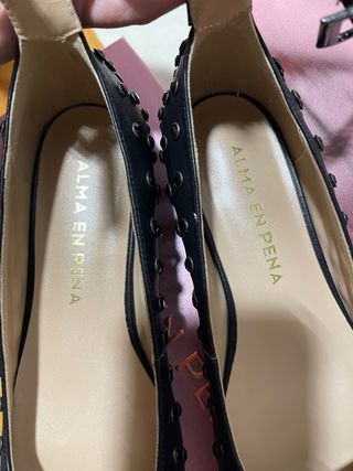 Zapatos Alma en Pena piel negros Talla 37