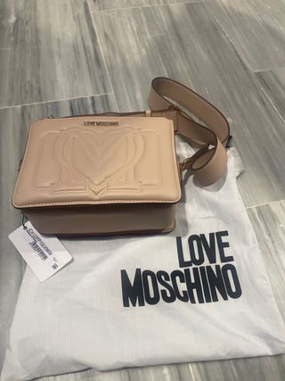 Bolso Love Moschino Beige/Marrón