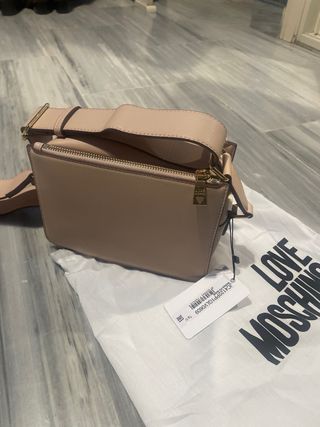 Bolso Love Moschino Beige/Marrón
