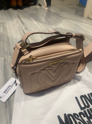 Bolso Love Moschino Beige/Marrón