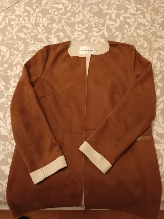 Chaqueta marrón antelina Madison Talla M