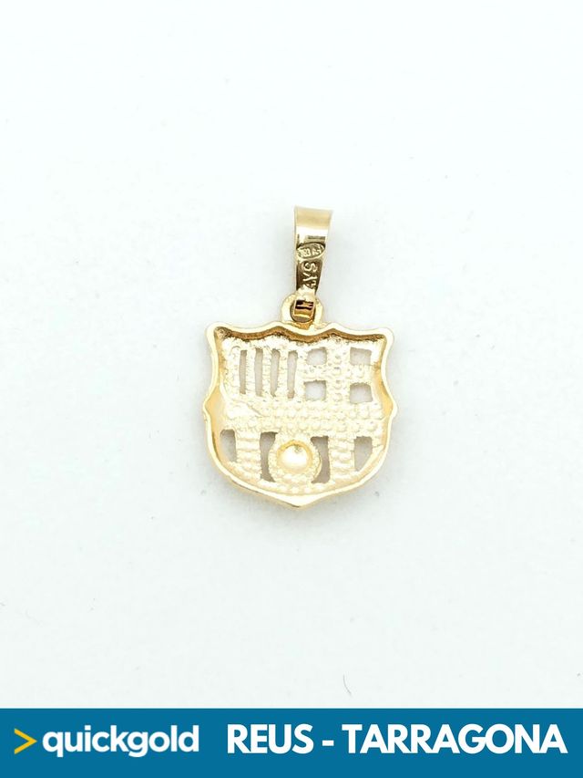 035-03-00860 COLGANTE ORO 18K ESCUDO DEL BARÇA