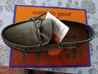 Mocasines Apache Marrones/Verdes