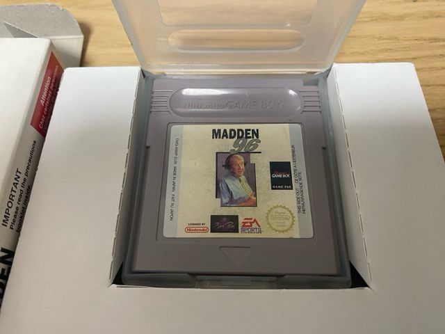 Madden 96 Game Boy Completo EUR
