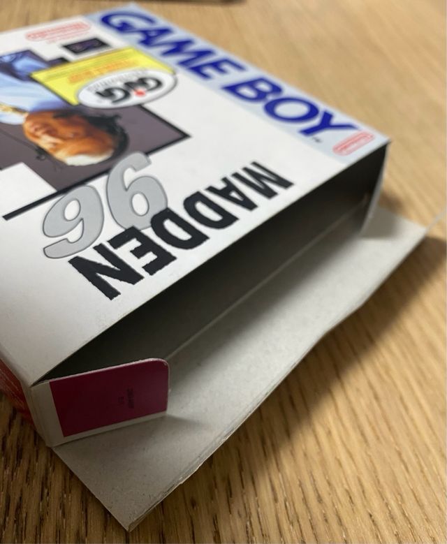 Madden 96 Game Boy Completo EUR