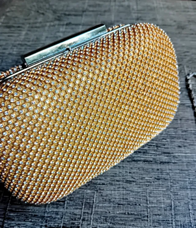 Borsa a tracolla dorata