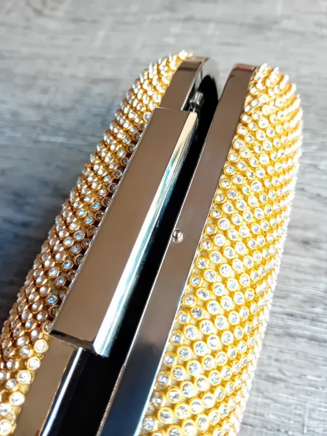 Borsa a tracolla dorata