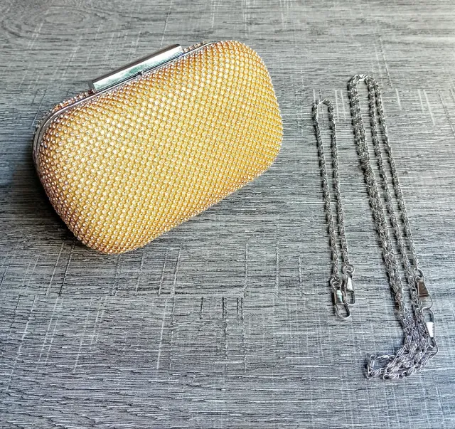 Borsa a tracolla dorata