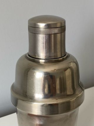 Coctelera Art Déco Alpaca Años 20-40